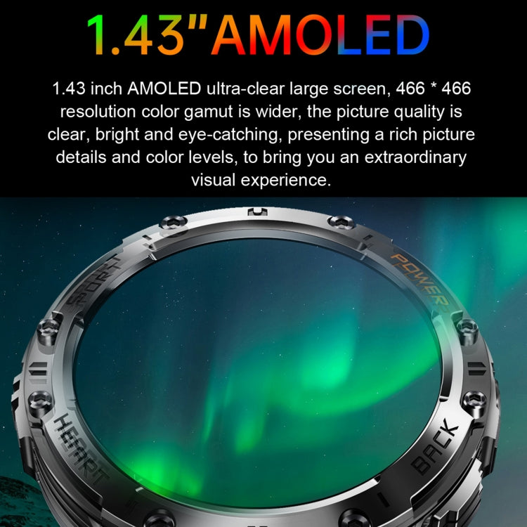 LEMFO K65 Smart Watch 1.43 Inch Screen
