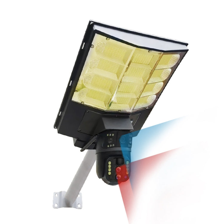 Solar Street Light with 10X Dual Lens HD Surveillance Camera 4G V380