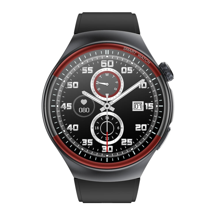 T82 Smart Watch with 1.43 Inch Round Screen, Bluetooth Calls, Heart Rate, Blood Pressure, Blood Oxygen, Sleep, Blood Sugar, HRV, Metope and SOS, Silicone Black, Silicone Red, Silicone Blue, Leather Brown ...