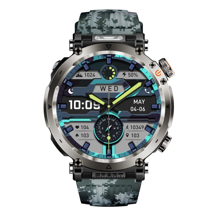 HT30 1.7-inch Smart Watch with Camouflage Strap