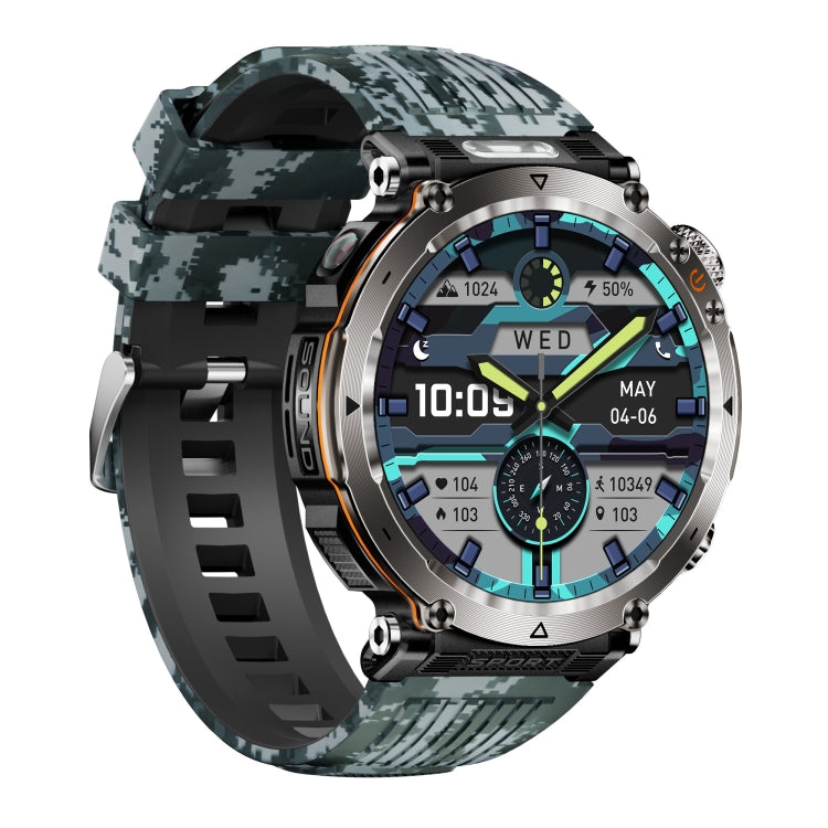 HT30 1.7-inch Smart Watch with Camouflage Strap