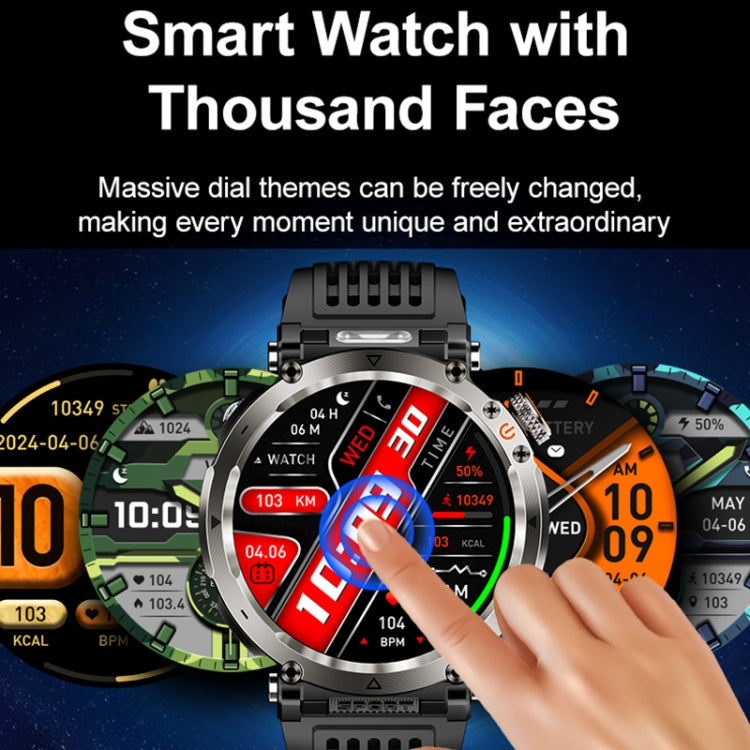 HT30 1.7-inch Smart Watch with Camouflage Strap