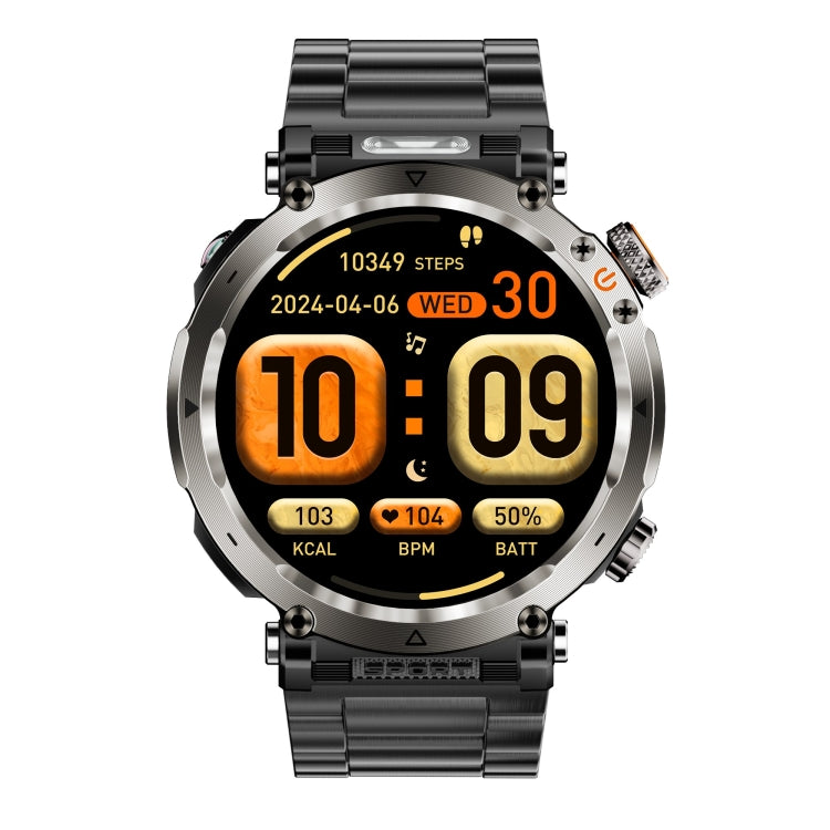 HT30 1.7 Inch Smart Watch with IP68 Waterproof Steel Band