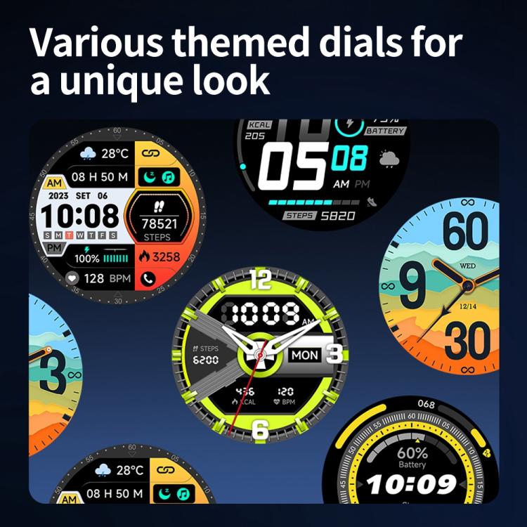 WiWU SW03 1.43-inch AMOLED IP68 Smart Sports Watch