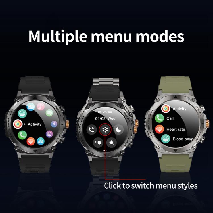 WiWU SW03 1.43-inch AMOLED IP68 Smart Sports Watch