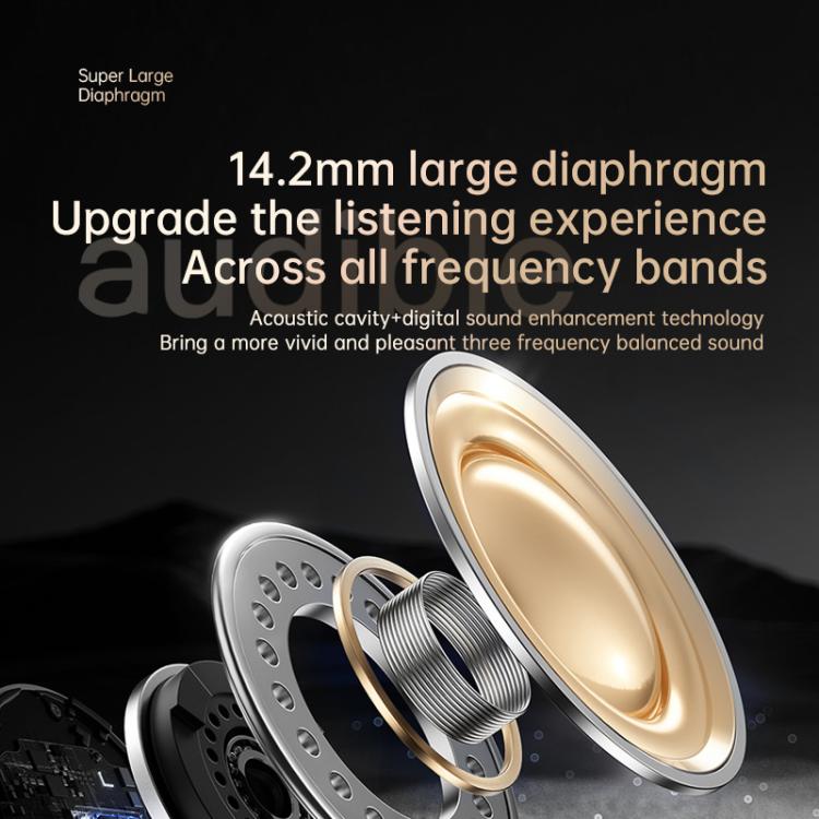 Original Lenovo EA305 Bluetooth Digital Display In-Ear Wireless Earphones, EA305