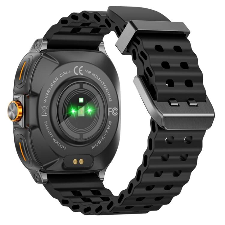 1.53 Inch 2-in-1 Smart Watch with Bluetooth Earphones GT98