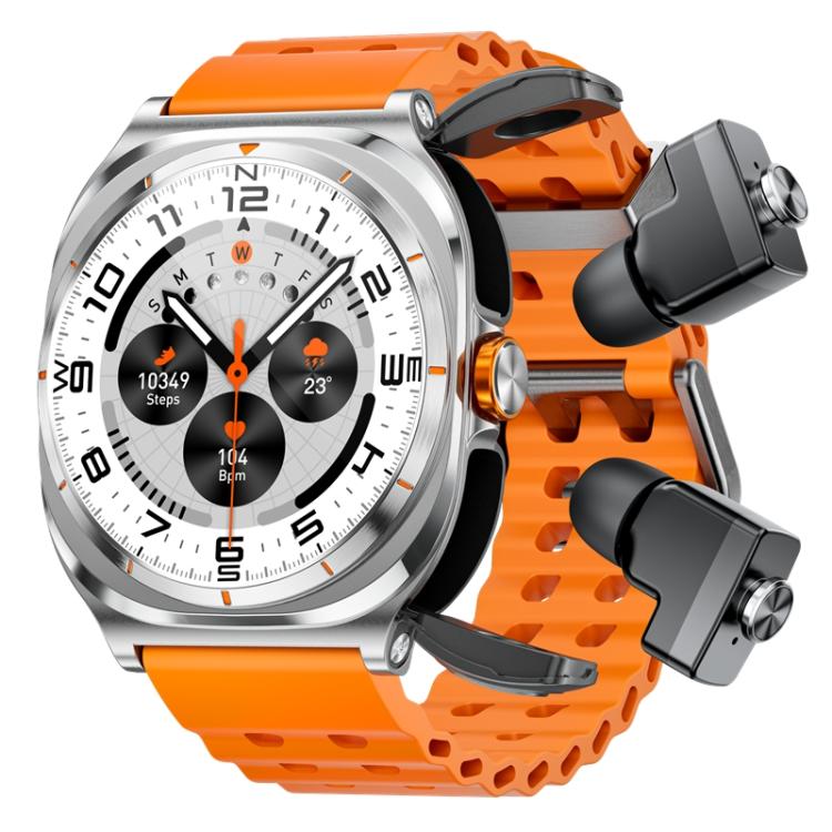 1.53 Inch 2-in-1 Smart Watch with Bluetooth Earphones GT98