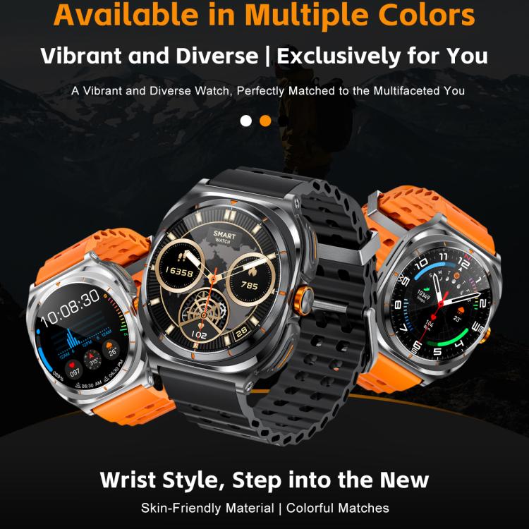 1.53 Inch 2-in-1 Smart Watch with Bluetooth Earphones GT98