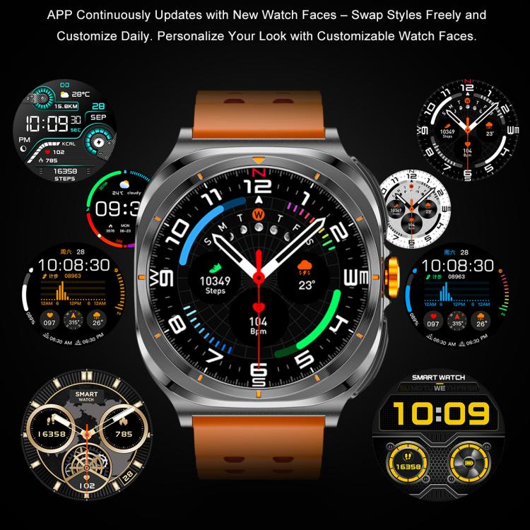 1.53 Inch 2-in-1 Smart Watch with Bluetooth Earphones GT98