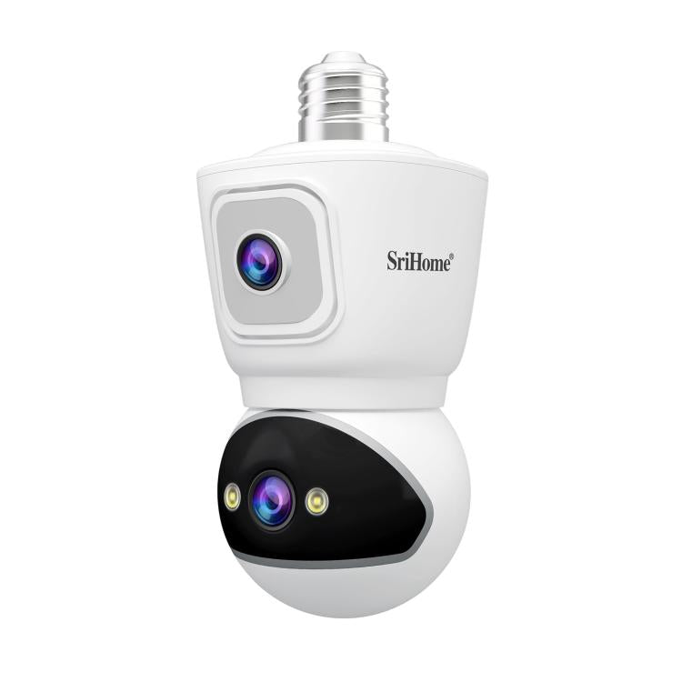 SriHome SH067 E27 4MP HD Indoor Dual Lens Bulb Camera