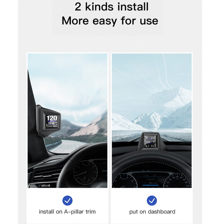 Speedometer and Driving Computer Code Table AP-1 AP-1 Car HUD Head-up Display OBD GPS