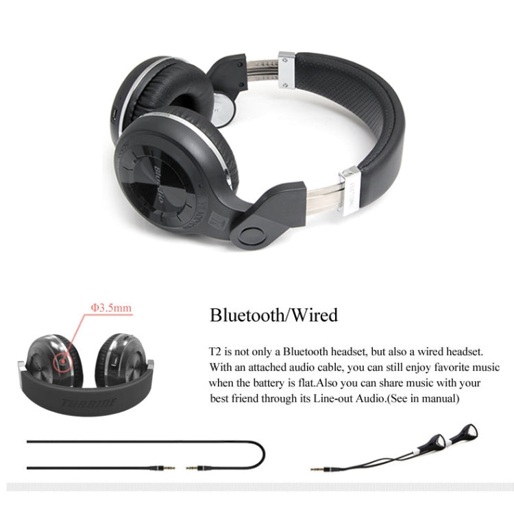 T2+ Bluetooth Headband Headphones