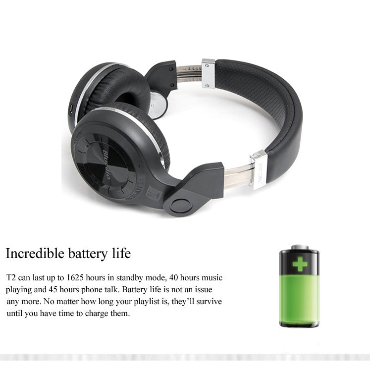 T2+ Bluetooth Headband Headphones