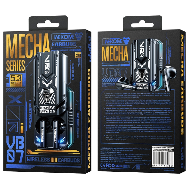 Auriculares Inalámbrico Bluetooth WEKOME VB07 Mecha Series Blade