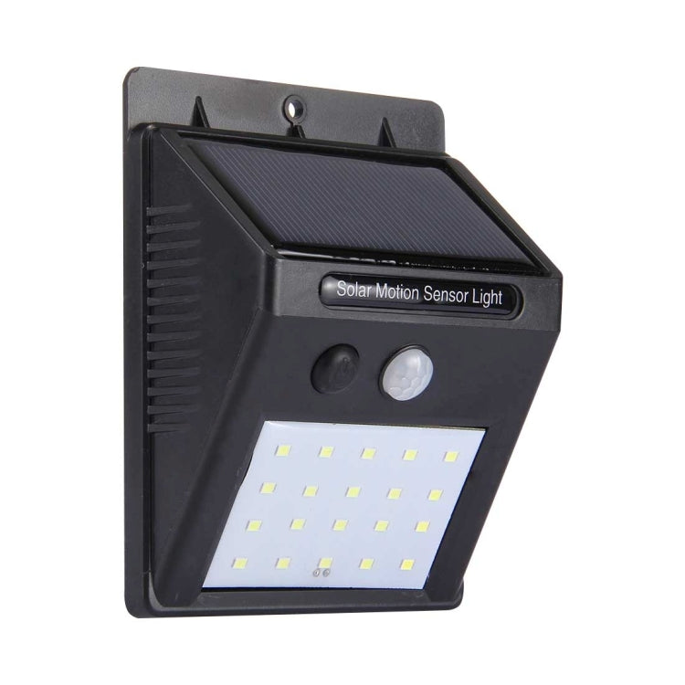 20 LED White Light Solar Motion Sensor Light