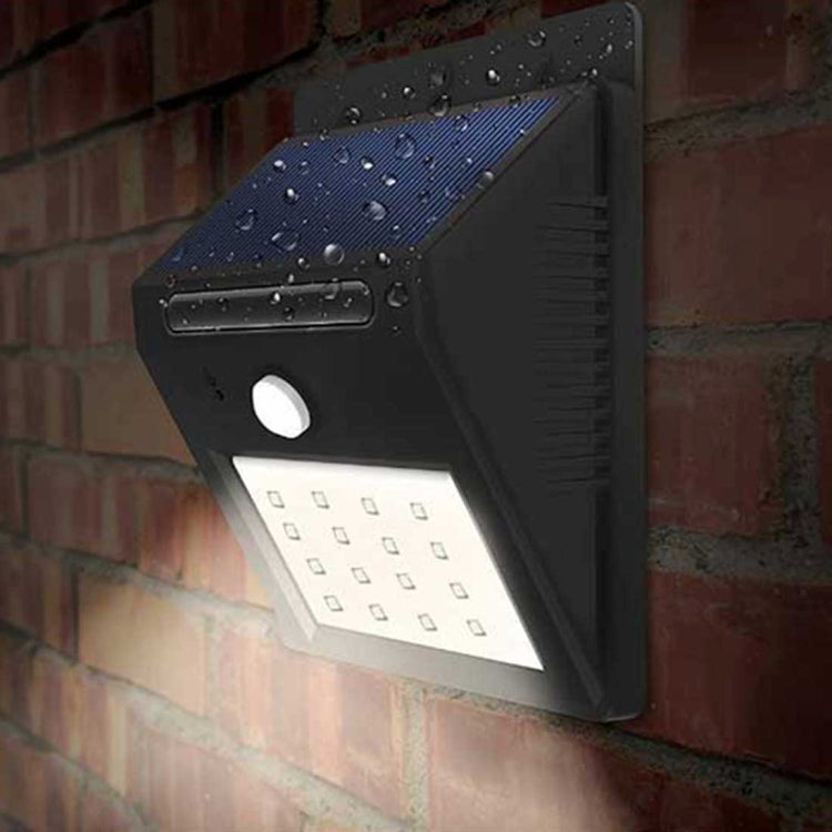 20 LED White Light Solar Motion Sensor Light