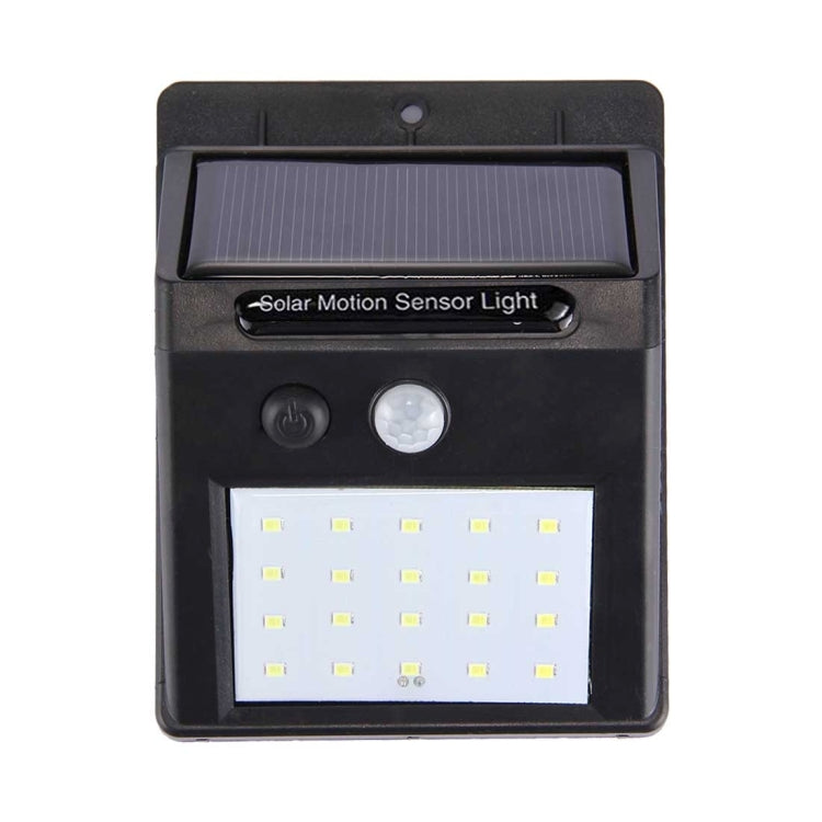 20 LED White Light Solar Motion Sensor Light