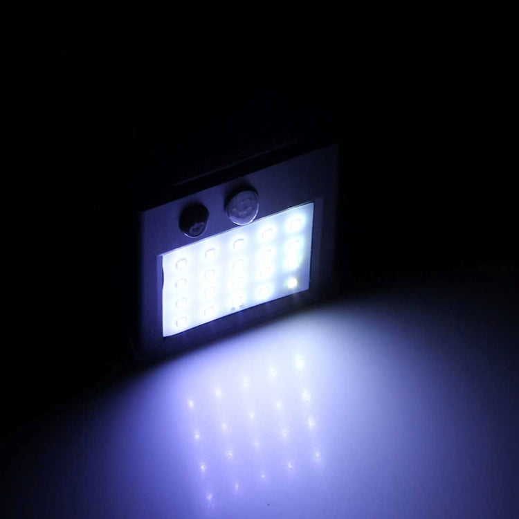 20 LED White Light Solar Motion Sensor Light