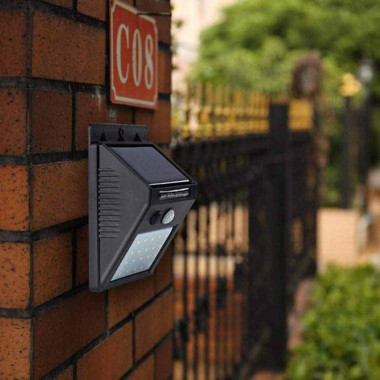20 LED White Light Solar Motion Sensor Light