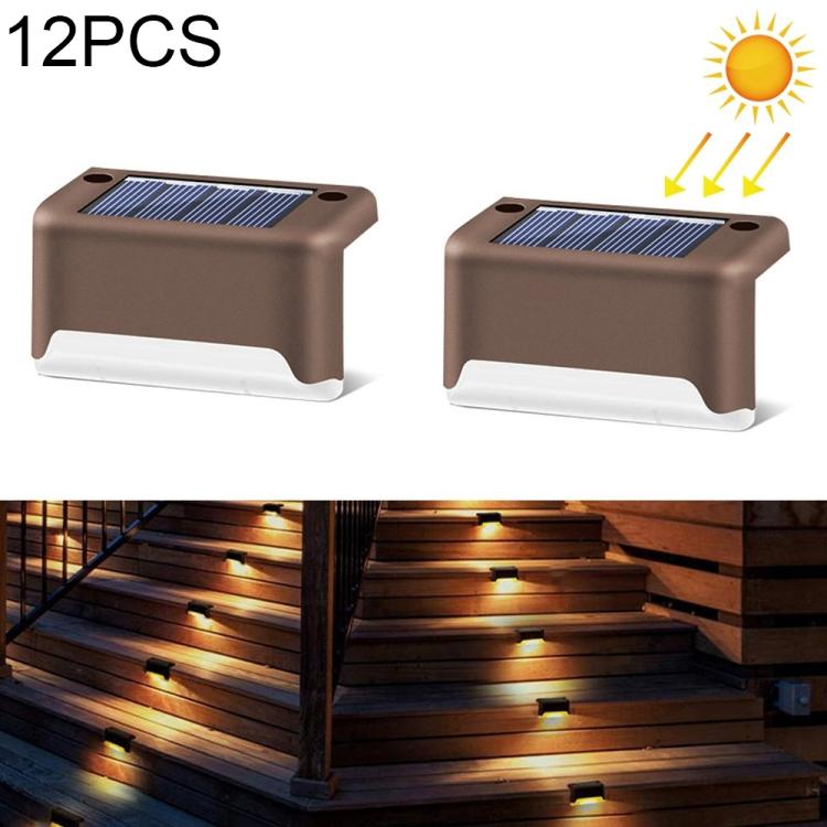 12 Pack Solar Powered LED Light IP65 Waterproof Garden Lamp