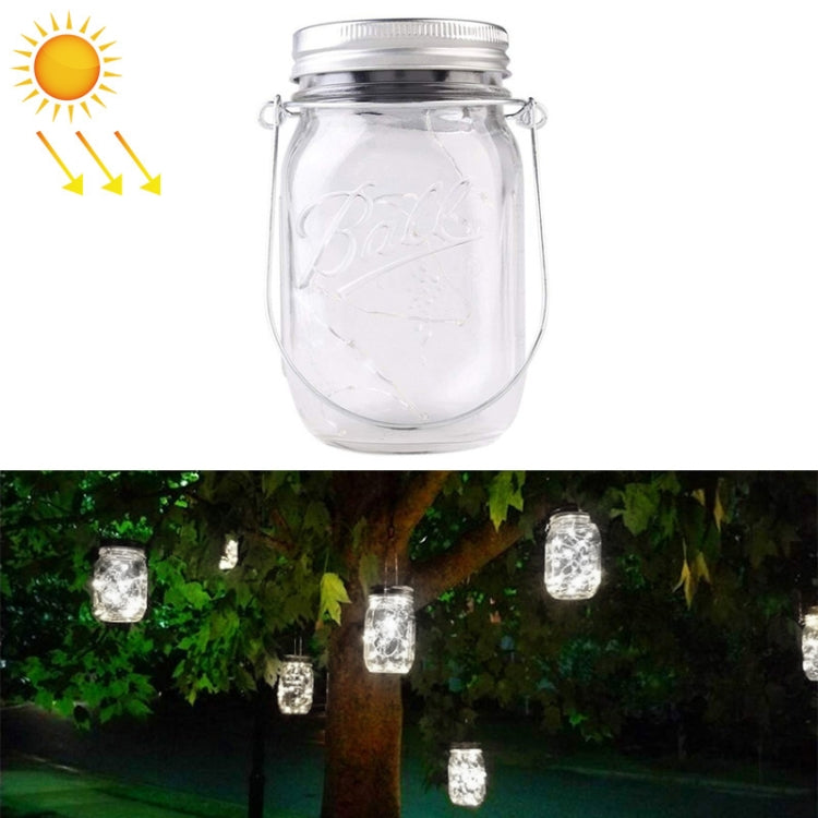 10 LED Solar Powered Bottle Cap Hanging Light