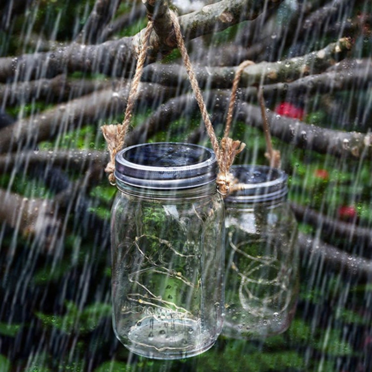 10 LED Solar Powered Bottle Cap Hanging Light