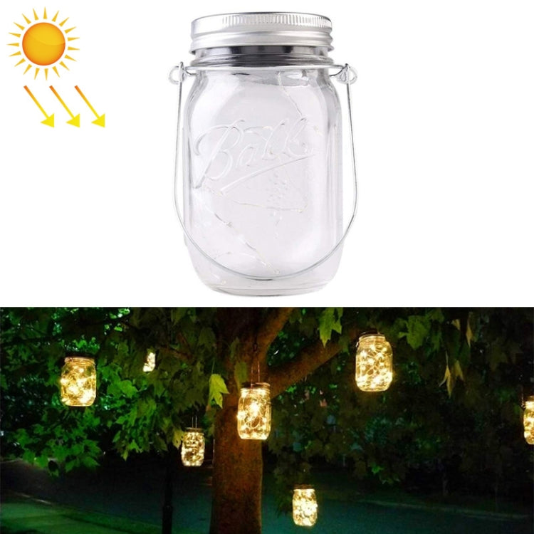 10 LED Solar Powered Bottle Cap Hanging Light