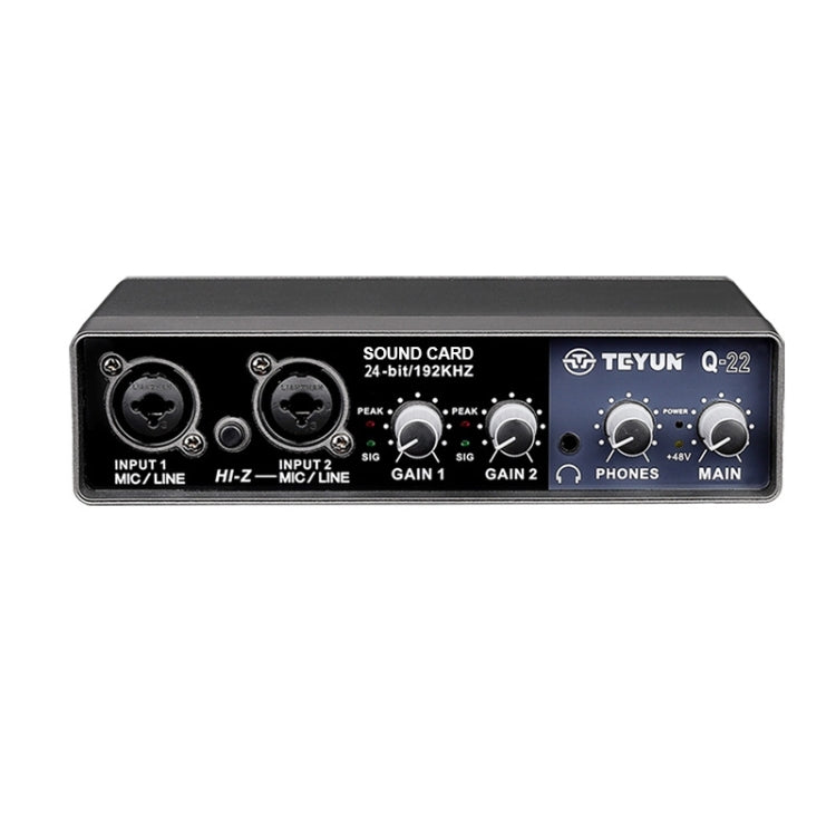 Teyun Q-22 USB External Sound Card with Free Microphone for Computer