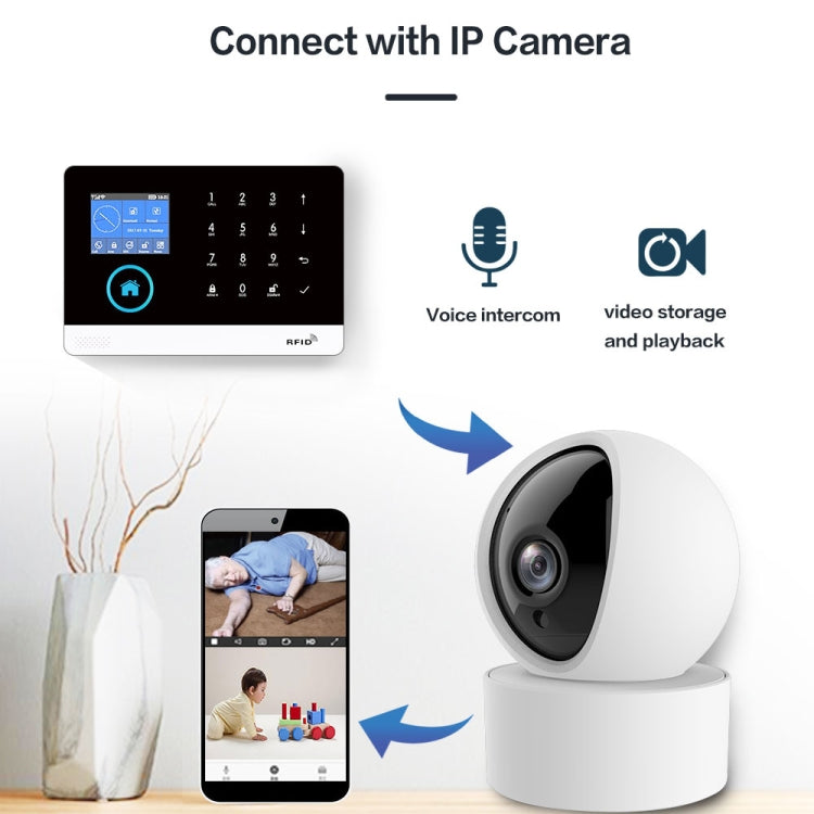 Sistema De Alarma Inteligente Con Pantalla Táctil WiFi + GSM PG-103-GSM