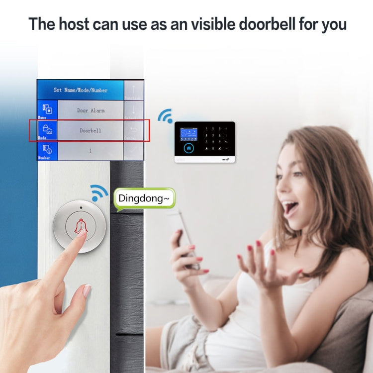 Sistema De Alarma Inteligente Con Pantalla Táctil WiFi + GSM PG-103-GSM