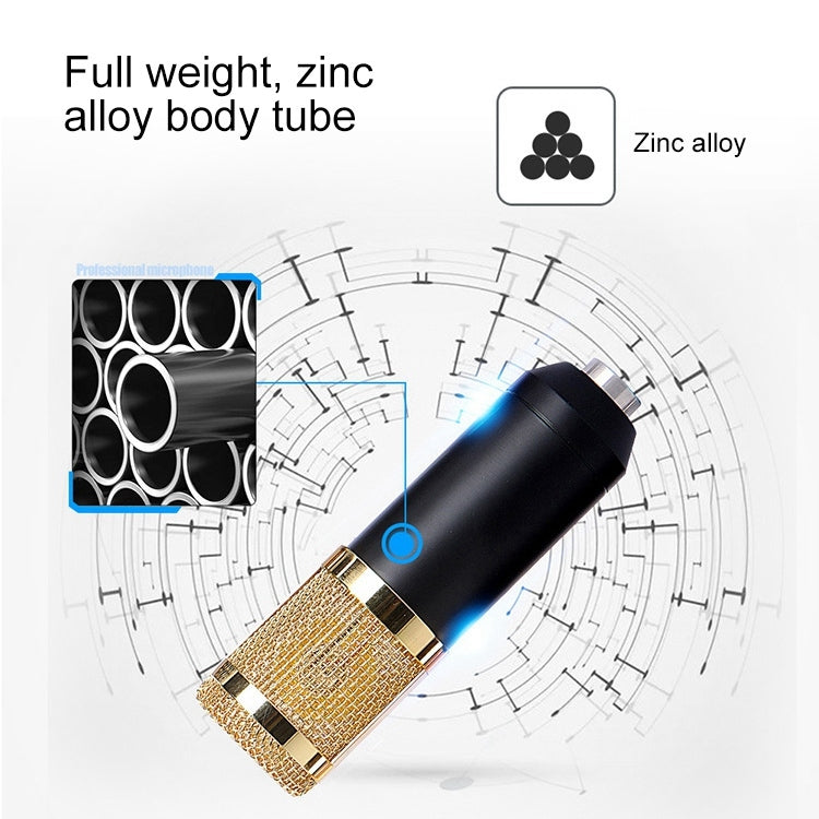 BM800 Condenser Microphone Compatible with PC/Mac for Live Streaming
