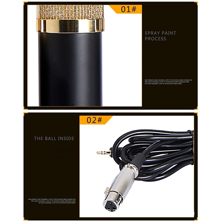 BM-800 Network K-Song High-End Metal Microphone Set