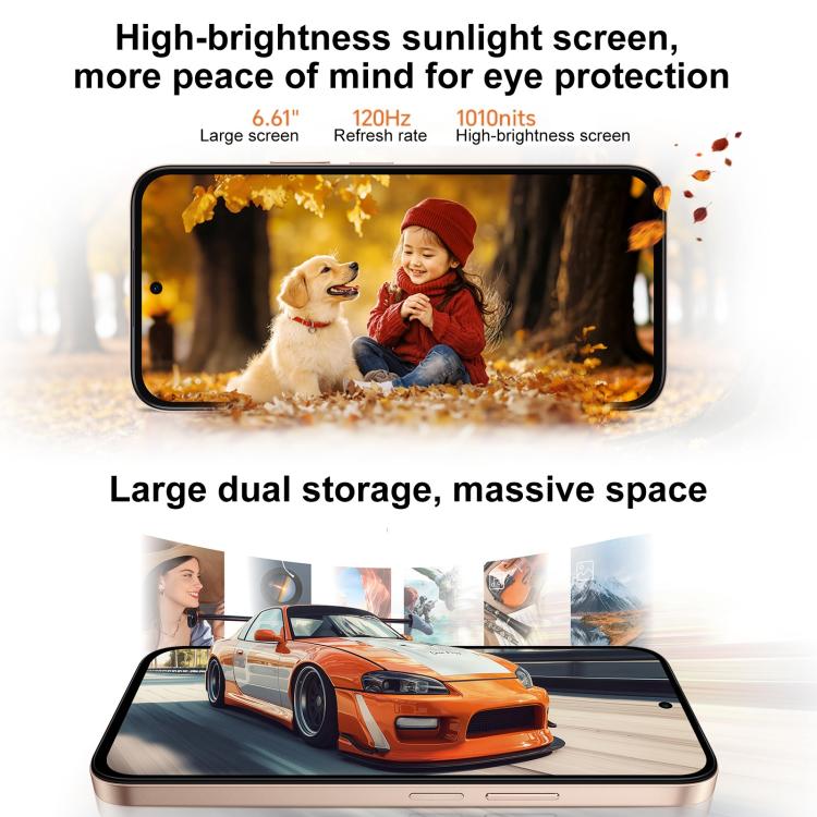 Honor Play 60m, 12GB+256GB, Side Fingerprint, 6.61 inch MagicOS 9.0 Dimensity 6300 Octa Core, Network: 5G, OTG, Play 60m, 12GB+256GB, 12GB+256GB - Alex Bazar Mx
