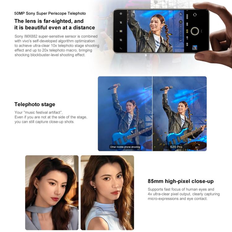 Vivo S20 Pro, 16 GB + 512 GB, Face ID / Identificación de huellas dactilares en pantalla, 6,67 pulgadas Android 15 Dimensity 9300+ Octa Core, OTG, NFC, Red: 5G, 16GB+512GB, S20 Pro, 16GB+512GB, S20 Pro,16GB+512GB