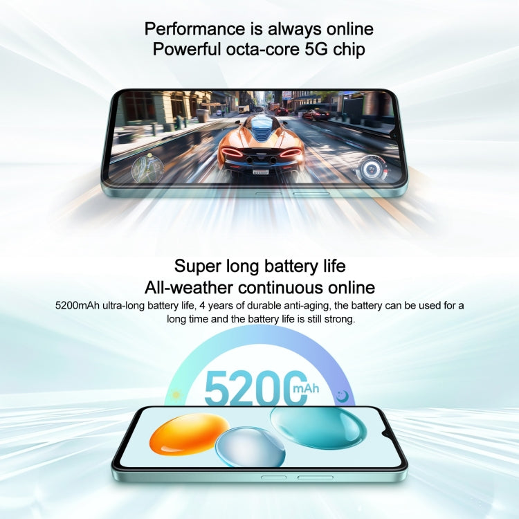 Honor Play9C 5G, 8 GB + 256 GB, huella dactilar lateral, 6,56 pulgadas MagicOS 8.0 Dimensity 6100+ Octa Core, red: 5G, OTG, no compatible con Google Play, 8GB+256GB - Alex Bazar Mx