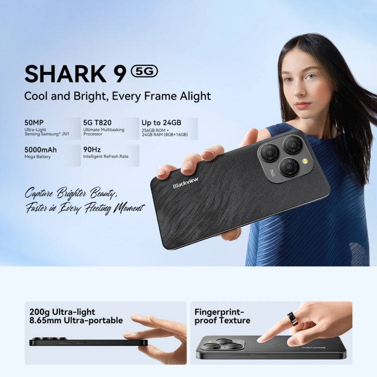 Blackview SHARK 9 8GB + 256GB Android 14 5G