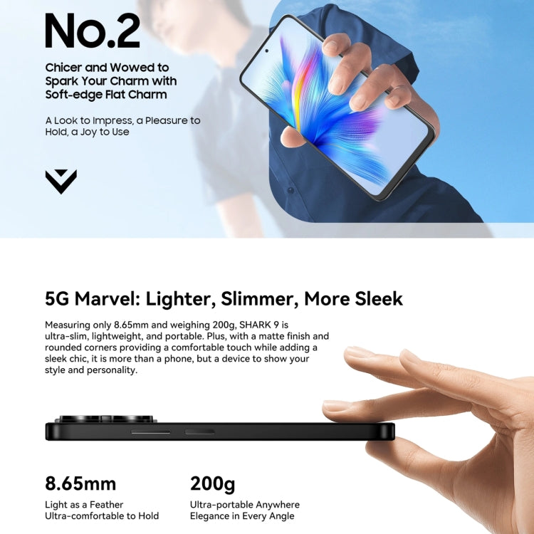 Blackview SHARK 9 8GB + 256GB Android 14 5G
