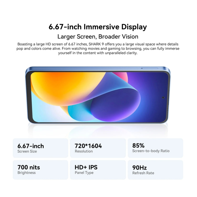 Blackview SHARK 9 8GB + 256GB Android 14 5G