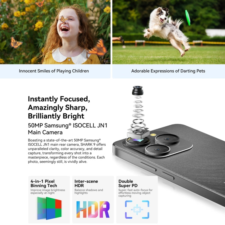 Blackview SHARK 9 8GB + 256GB Android 14 5G