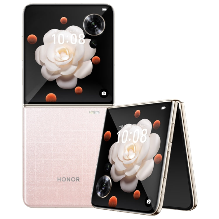Honor Magic V Flip, 12GB+256GB, Pantalla de 6,8 pulgadas + 4,0 pulgadas MagicOS 8.0 Snapdragon 8+ Gen 1 Octa Core, Red: 5G, NFC, OTG, 12GB+256GB - Alex Bazar Mx