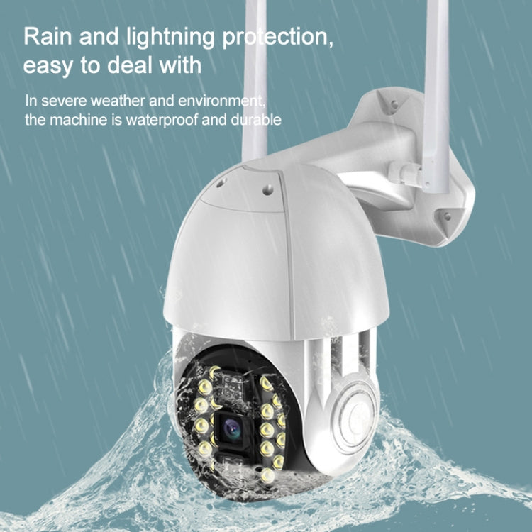 Cámara Inalámbrica WiFi HD Para Exteriores Visión Nocturna Impermeable Q20