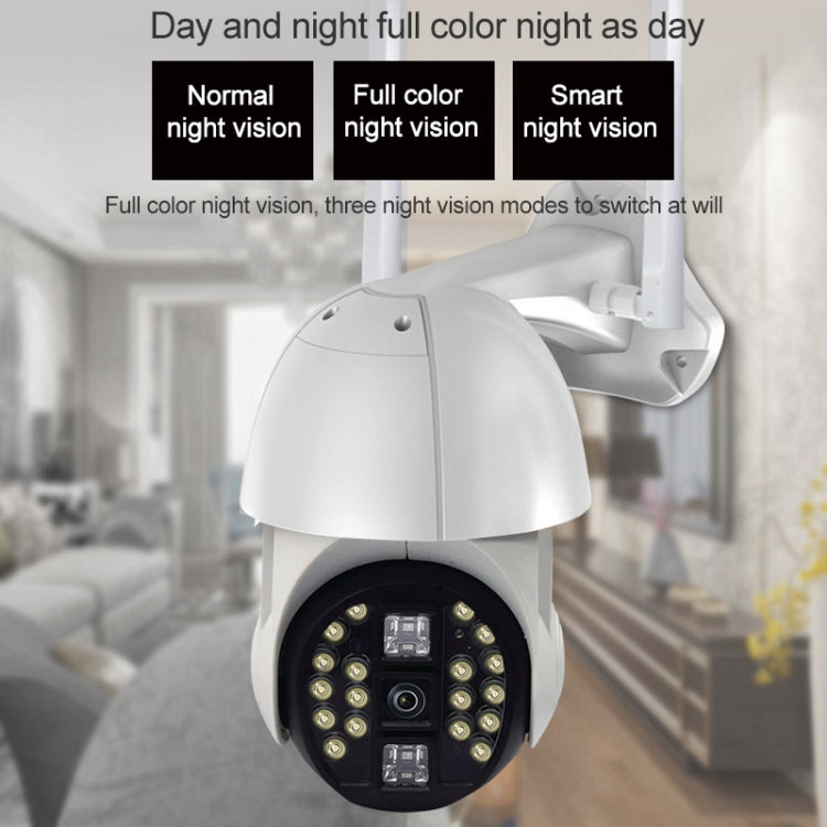 Cámara Inalámbrica WiFi HD Para Exteriores Visión Nocturna Impermeable Q20