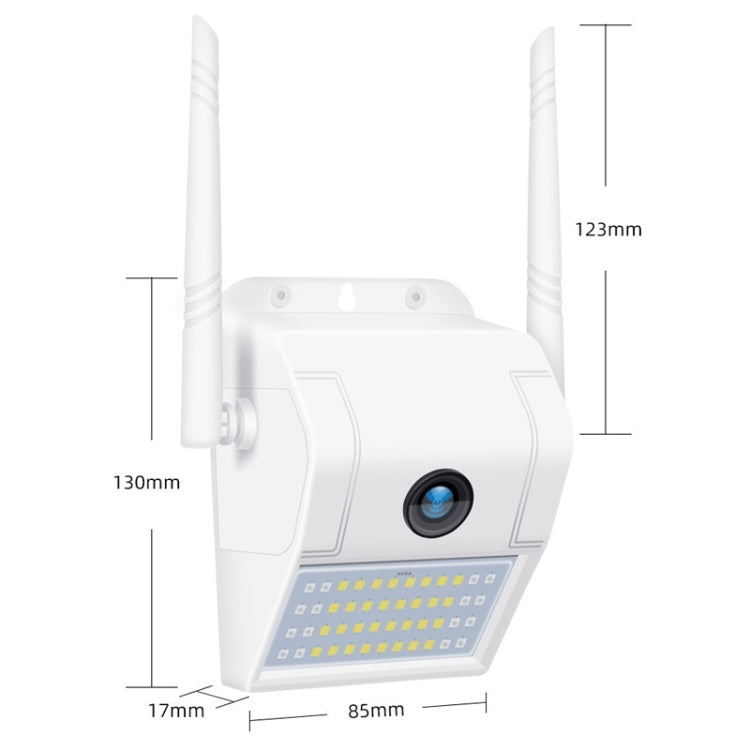 Cámara IP Inalámbrica Con Luz De Pared Impermeable IP66 DP11