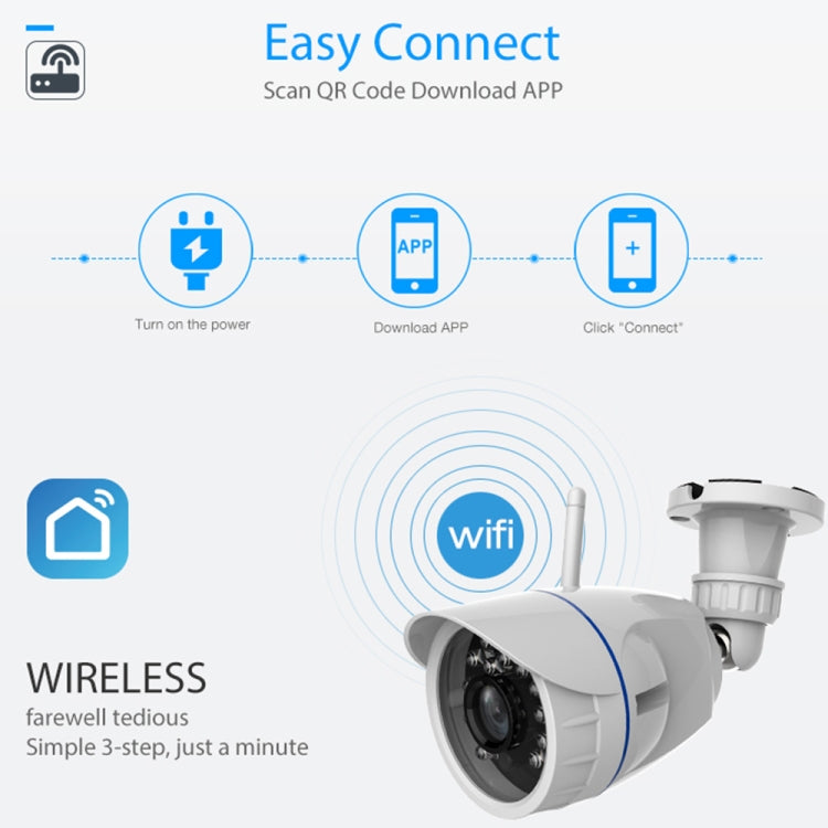 NEO NIP-56AI Waterproof Outdoor WiFi IP Camera with Night Vision