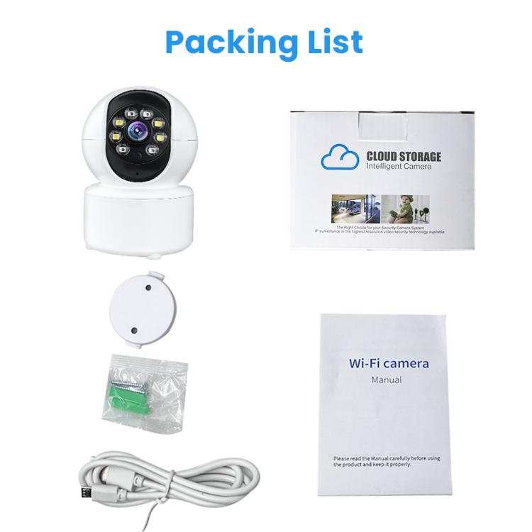Cámara De Vigilancia A10 Mini 360 PTZ WiFi Cámara IP Visión Nocturna