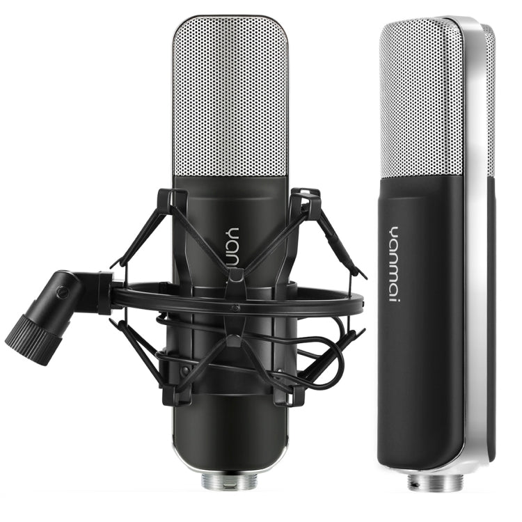 Professional Microphone Compatible with PC and Mac for Live Streaming, KTV
