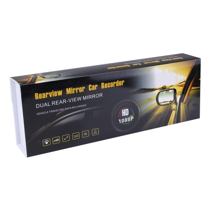 Rearview Mirror with Front and Reverse Recording Screen Universal for Car