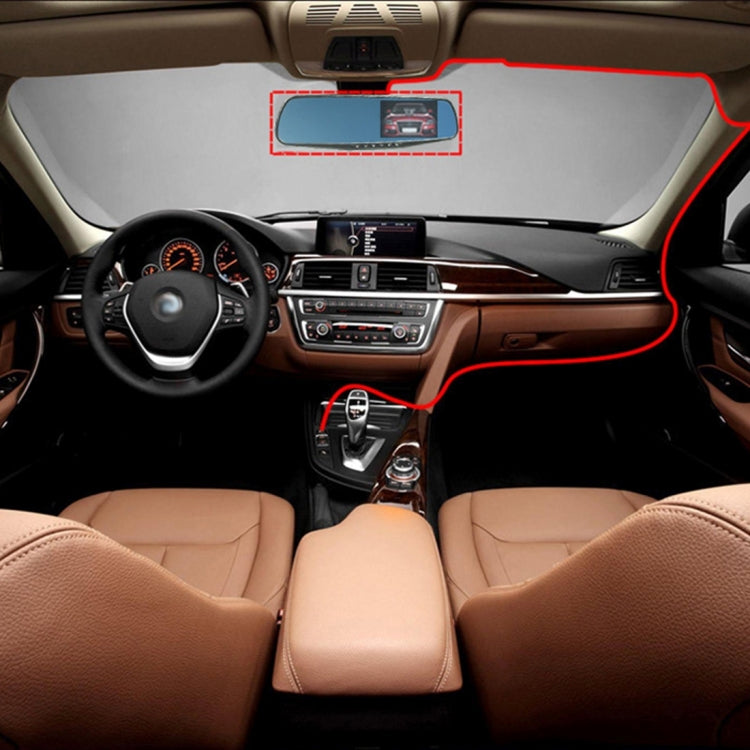 Rearview Mirror with Front and Reverse Recording Screen Universal for Car