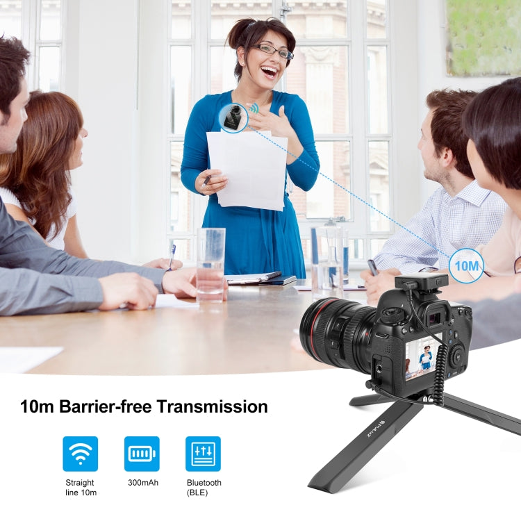 PULUZ Wireless Lavalier Microphone 1 TX + 1 RX, 1 TX + 1 RX
